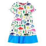 Girls Summer Unicorn Princess Dress