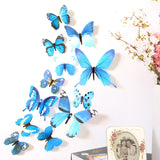 3D Butterfly Rainbow PVC Wall Sticker