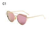 Gradient Ocean Lens Cat Eye Sunglasses