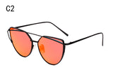 Gradient Ocean Lens Cat Eye Sunglasses