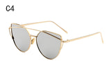 Gradient Ocean Lens Cat Eye Sunglasses