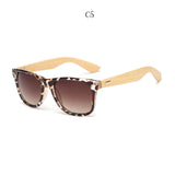 Retro Wood Men Bamboo Sunglasses