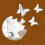 3D Butterfly Decorative Mirror Wall Stickers