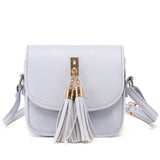 Women Candy Color Tassel Messenger Bags