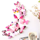 3D Butterfly Rainbow PVC Wall Sticker