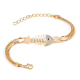 Round Crystal CZ Hand Chain Bracelets