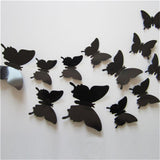 PVC Butterfly Decals 3D Wall Stickers