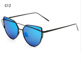 Gradient Ocean Lens Cat Eye Sunglasses