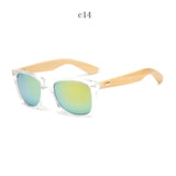 Retro Wood Men Bamboo Sunglasses