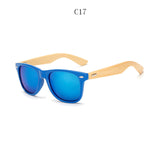 Retro Wood Men Bamboo Sunglasses