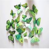 PVC Butterfly Decals 3D Wall Stickers