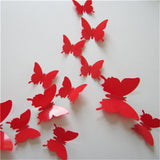 PVC Butterfly Decals 3D Wall Stickers