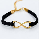 Vintage Infinity 8 Cross Leather Bracelets