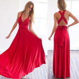 Women Wrap Convertible Boho Maxi Dress